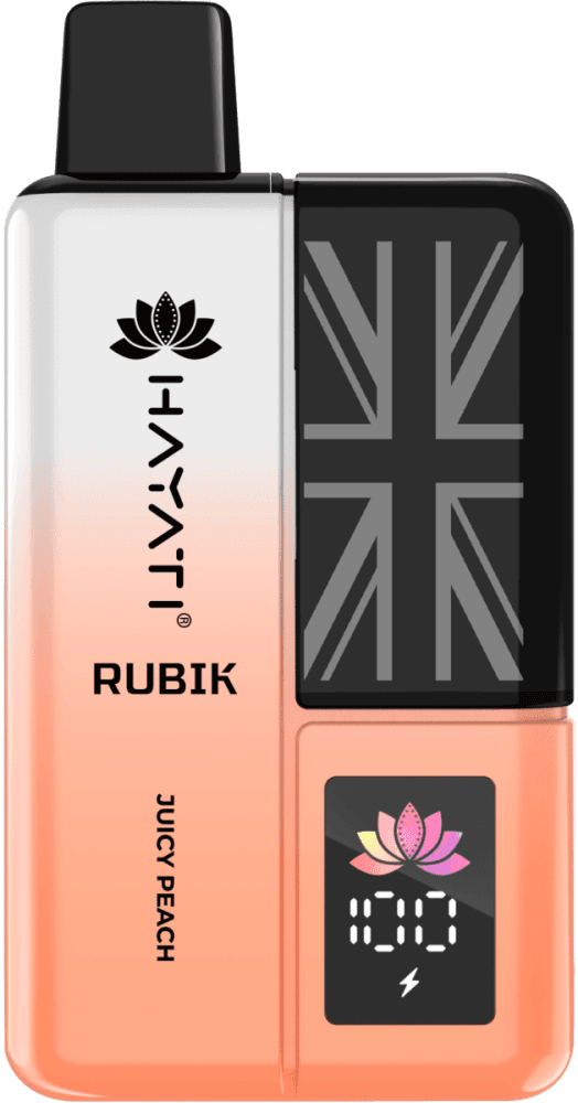  Juicy Peach Hayati Rubik 7000 Prefilled Pod Vape Kit