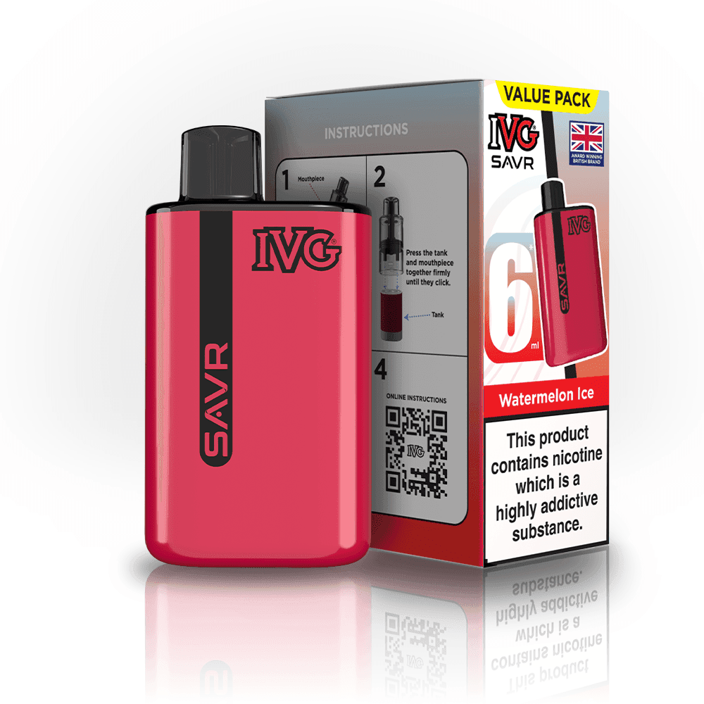  Watermelon Ice IVG SAVR 3000 Disposable Vape