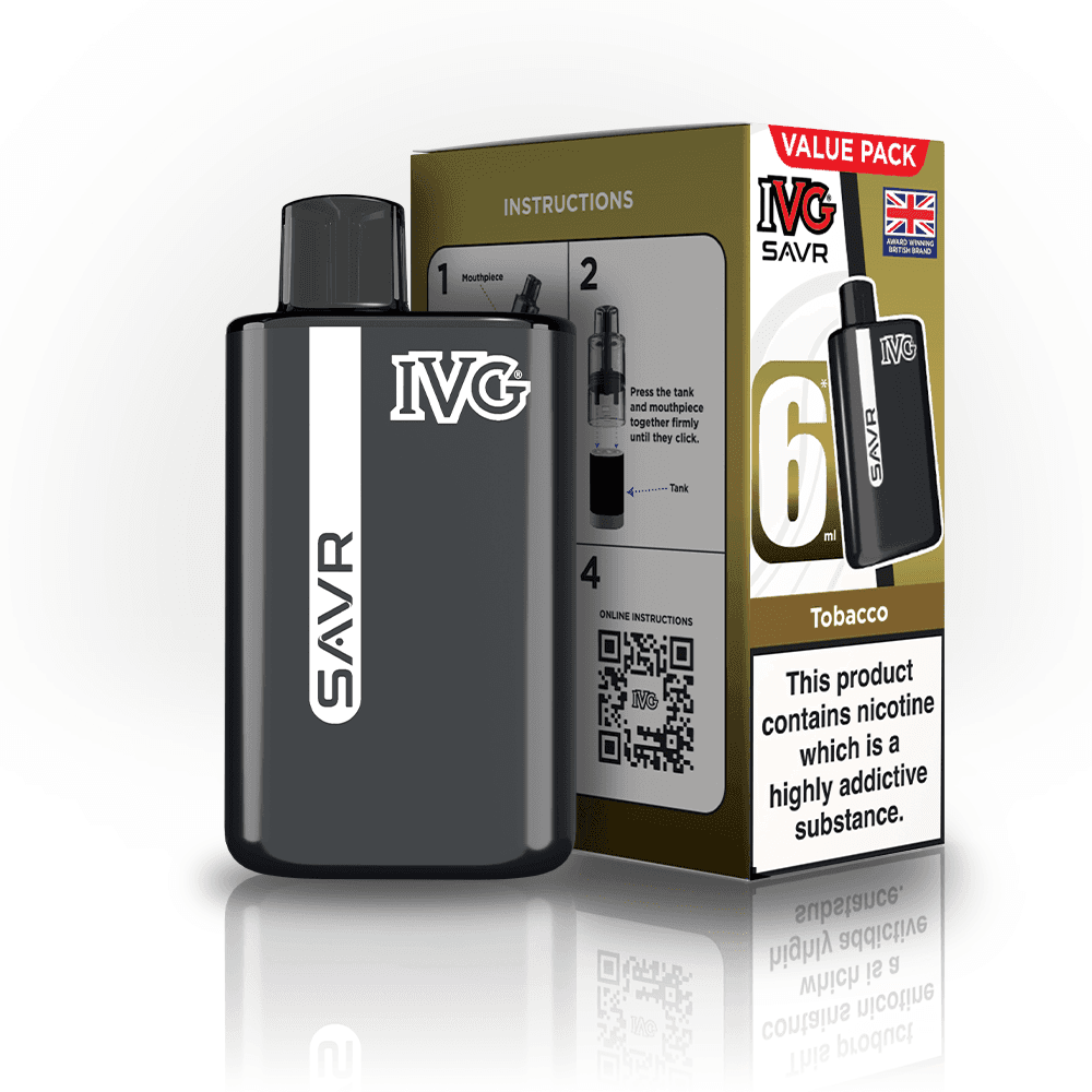  Tobacco IVG SAVR 3000 Disposable Vape Box of 5