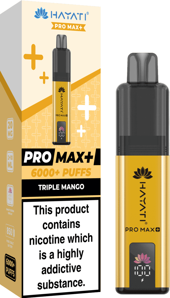  Triple Mango Hayati Pro Max+ 6000 Prefilled Pod Vape Kit