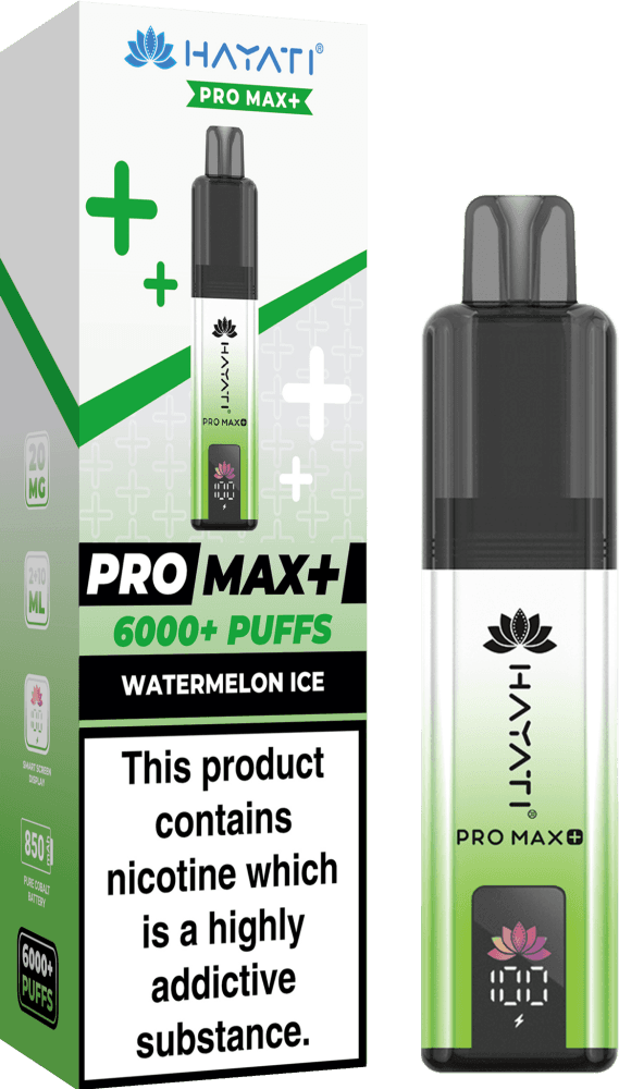  Watermelon Ice Hayati Pro Max+ 6000 Prefilled Pod Vape Kit