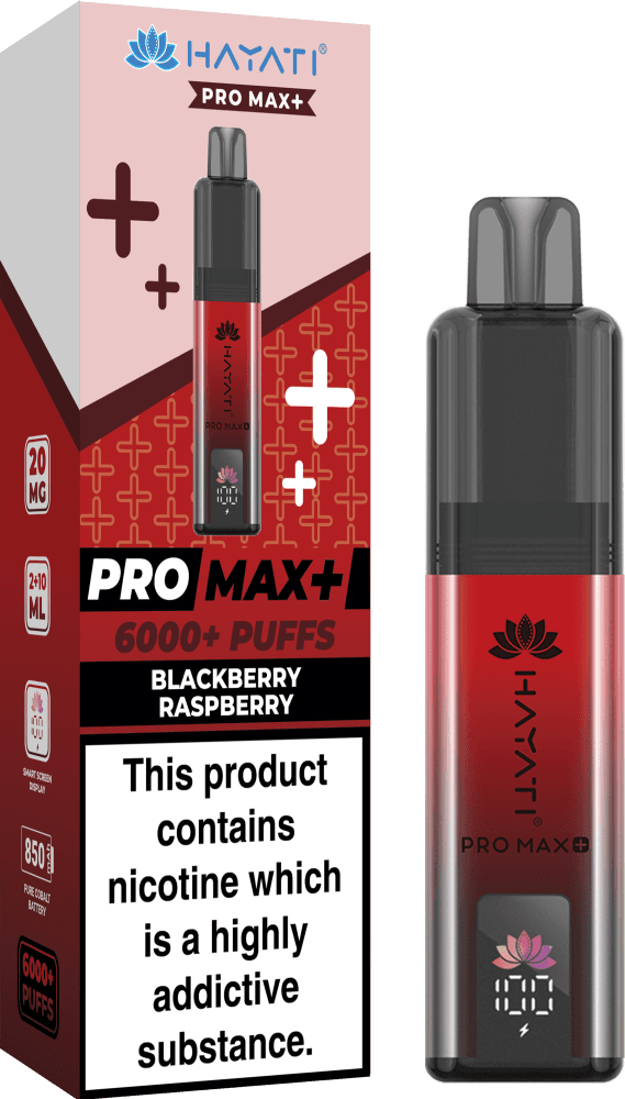  Blackberry Raspberry Hayati Pro Max+ 6000 Prefilled Pod Vape Kit