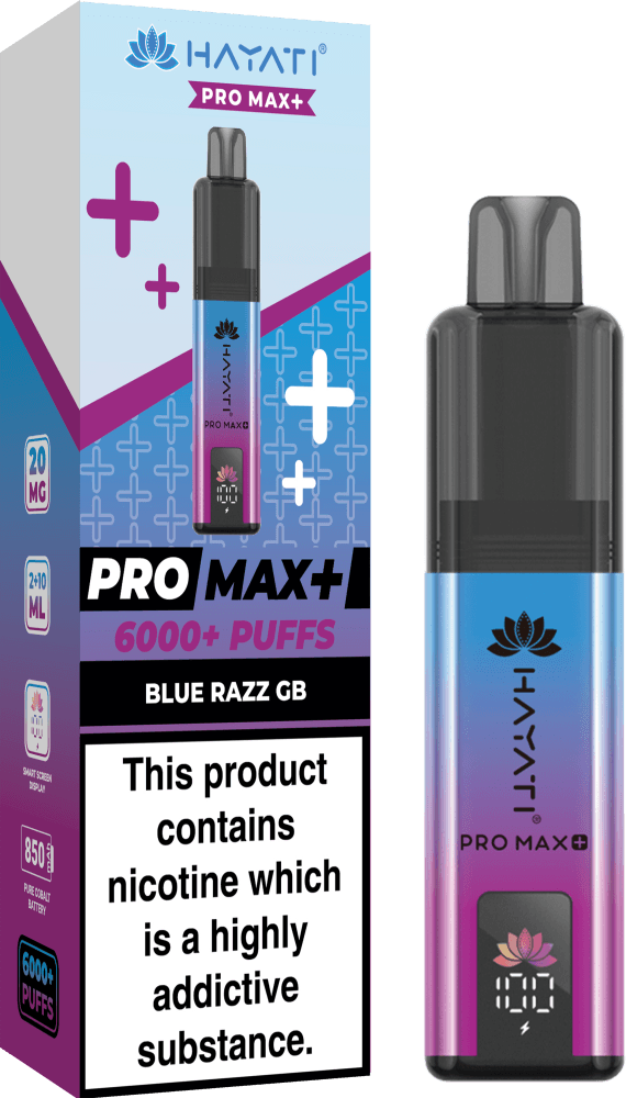  Blue Razz GB Hayati Pro Max+ 6000 Prefilled Pod Vape Kit