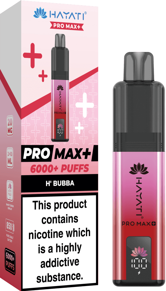  H' Bubba Hayati Pro Max+ 6000 Prefilled Pod Vape Kit