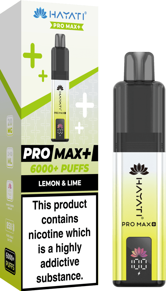  Lemon & Lime Hayati Pro Max+ 6000 Prefilled Pod Vape Kit