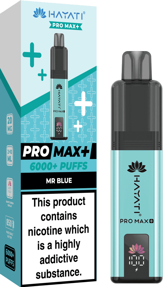  Mr Blue Hayati Pro Max+ 6000 Prefilled Pod Vape Kit