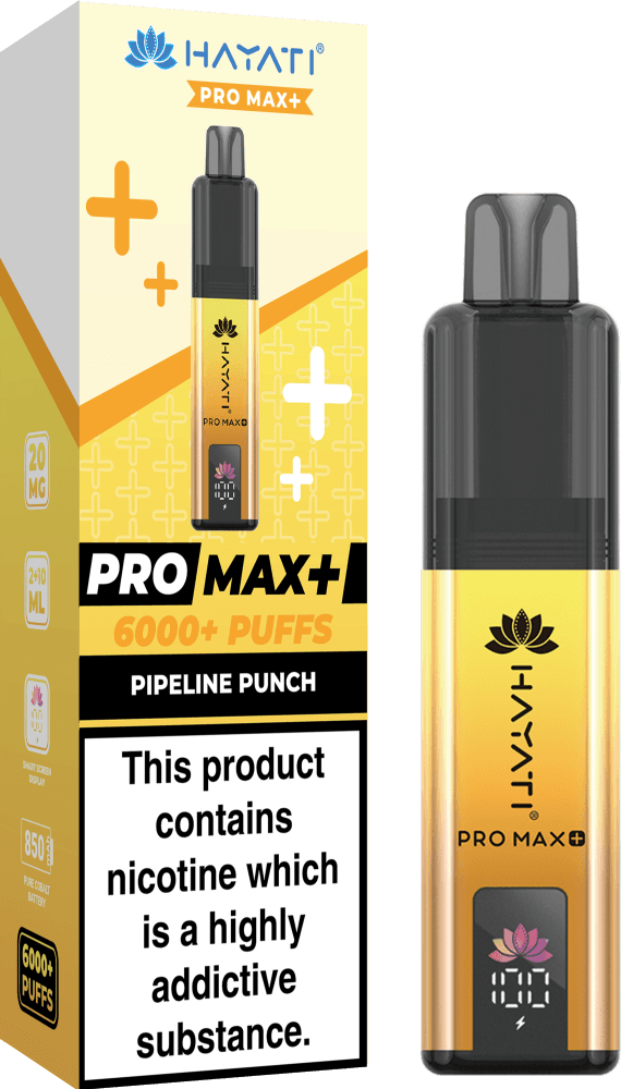 Pipeline Punch Hayati Pro Max+ 6000 Prefilled Pod Vape Kit