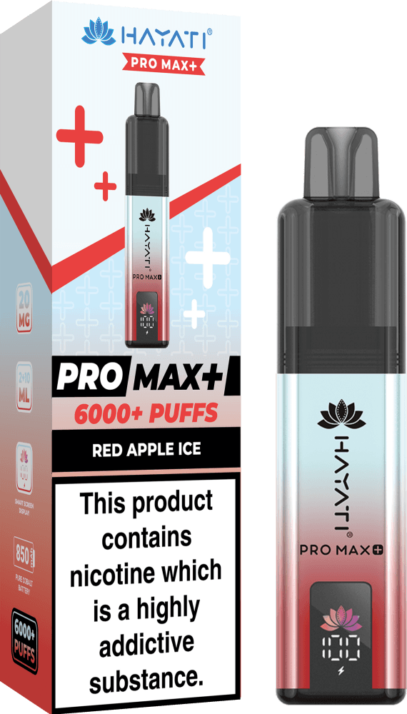  Red Apple Ice Hayati Pro Max+ 6000 Prefilled Pod Vape Kit