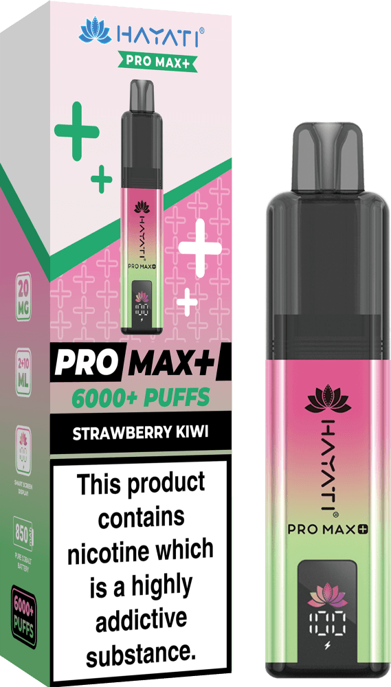  Strawberry Kiwi Hayati Pro Max+ 6000 Prefilled Pod Vape Kit