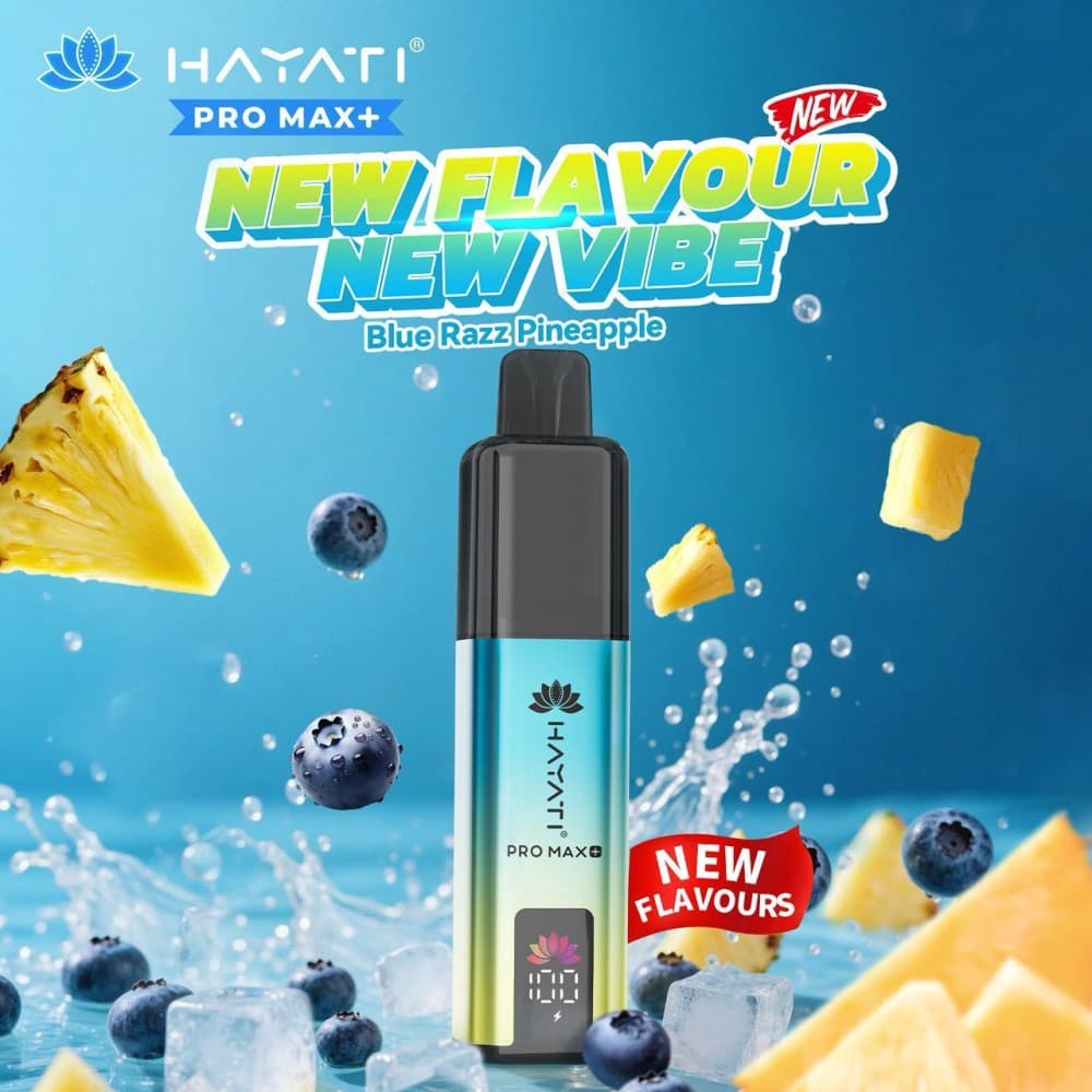  Blue Razz Pineapple Hayati Pro Max+ 6000 Prefilled Pod Vape Kit