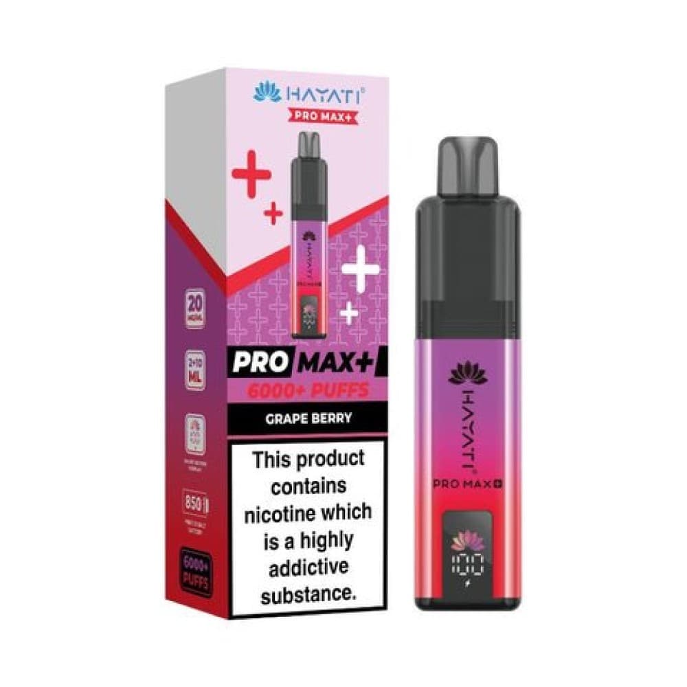  Grape Berry Hayati Pro Max+ 6000 Prefilled Pod Vape Kit