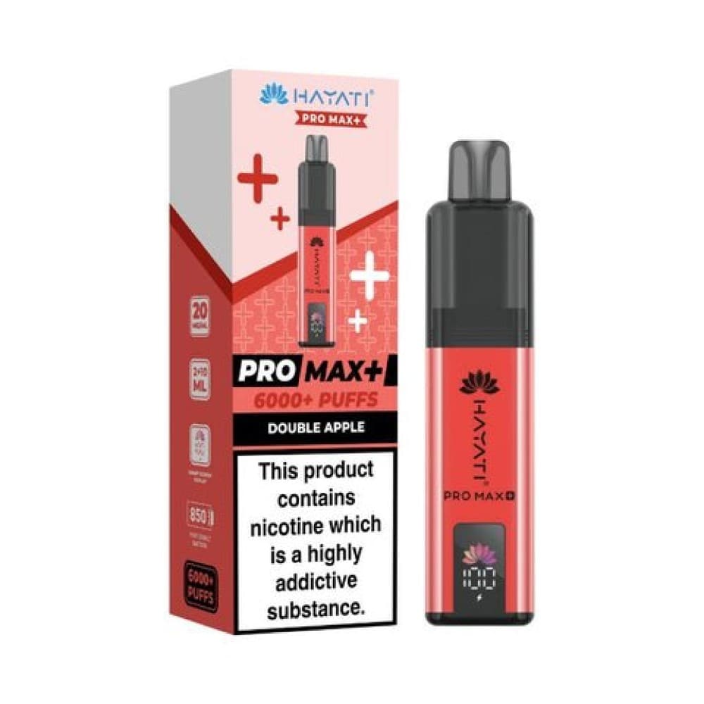  Double Apple Hayati Pro Max+ 6000 Prefilled Pod Vape Kit