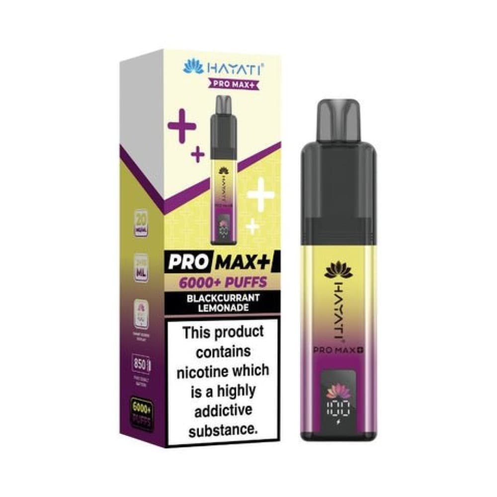  Blackcurrant Lemonade Hayati Pro Max+ 6000 Prefilled Pod Vape Kit