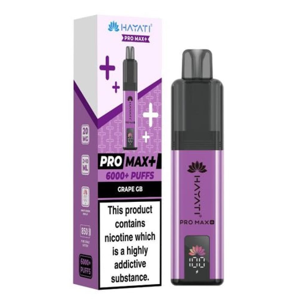  Grape GB Hayati Pro Max+ 6000 Prefilled Pod Vape Kit