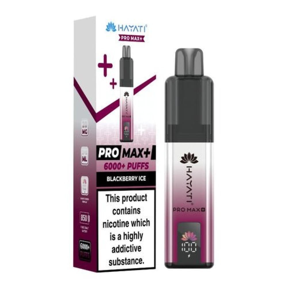  Blackberry Ice Hayati Pro Max+ 6000 Prefilled Pod Vape Kit