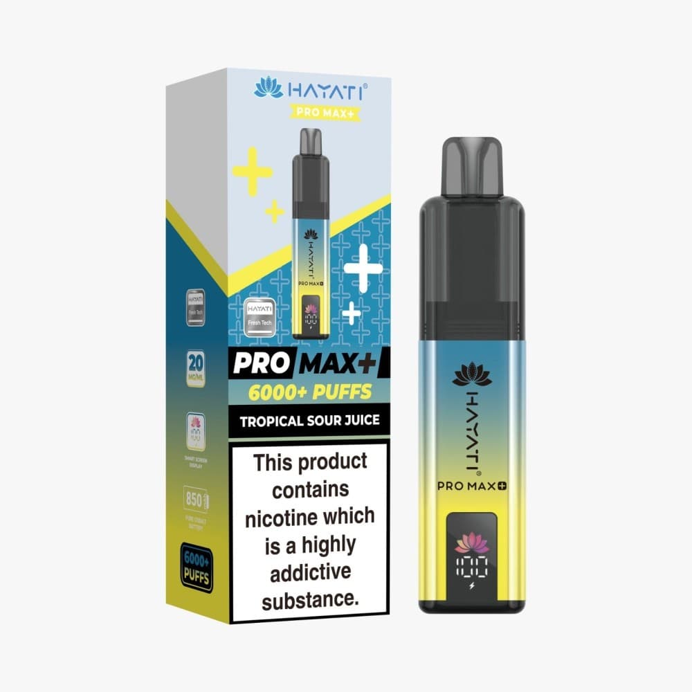  Tropical Sour Juice *New* Hayati Pro Max+ 6000 Prefilled Pod Vape Kit