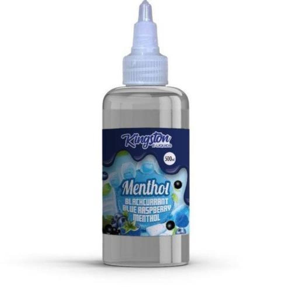  Blackcurrant Blue Rasberry Menthol Kingston E-liquids Menthol 500ml Shortfill