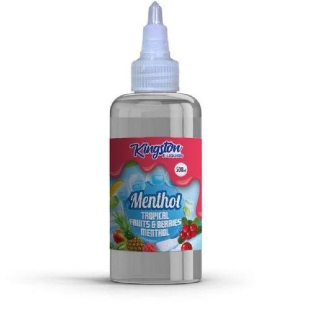  Tropical Fruit Berries Menthol Kingston E-liquids Menthol 500ml Shortfill