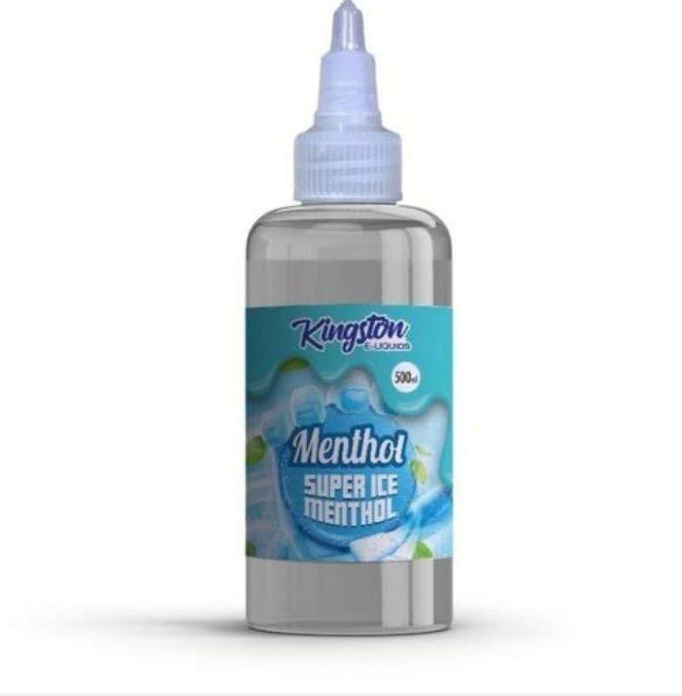  Super Ice Menthol Kingston E-liquids Menthol 500ml Shortfill