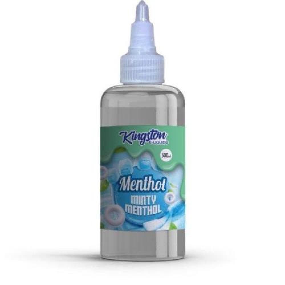  Minty Menthol Kingston E-liquids Menthol 500ml Shortfill