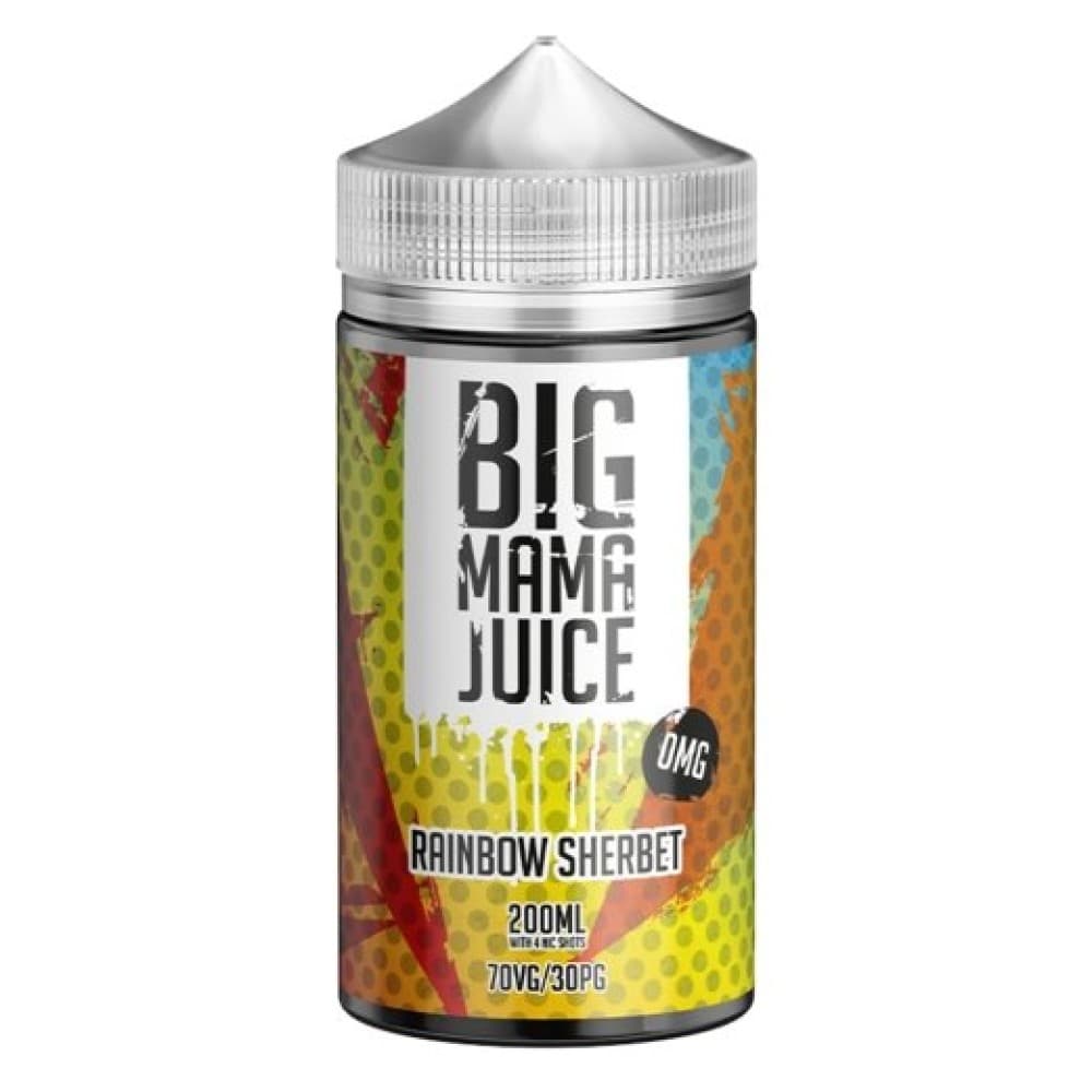  Rainbow Sherbet Big Mama Juice 200ml Shortfill
