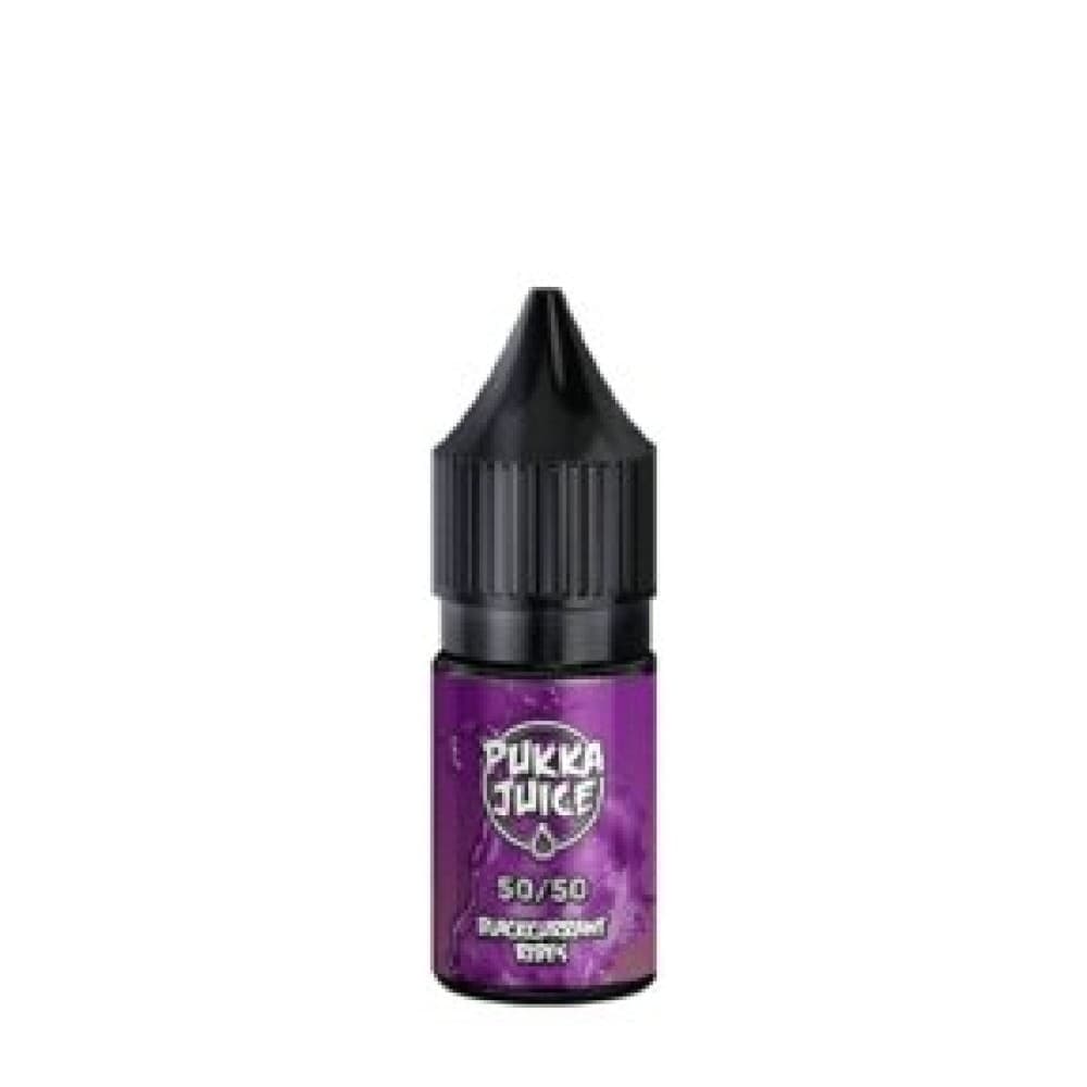  12mg / Blackcurrant Ribes Pukka 50/50 10ML Eliquid - Pack of 10