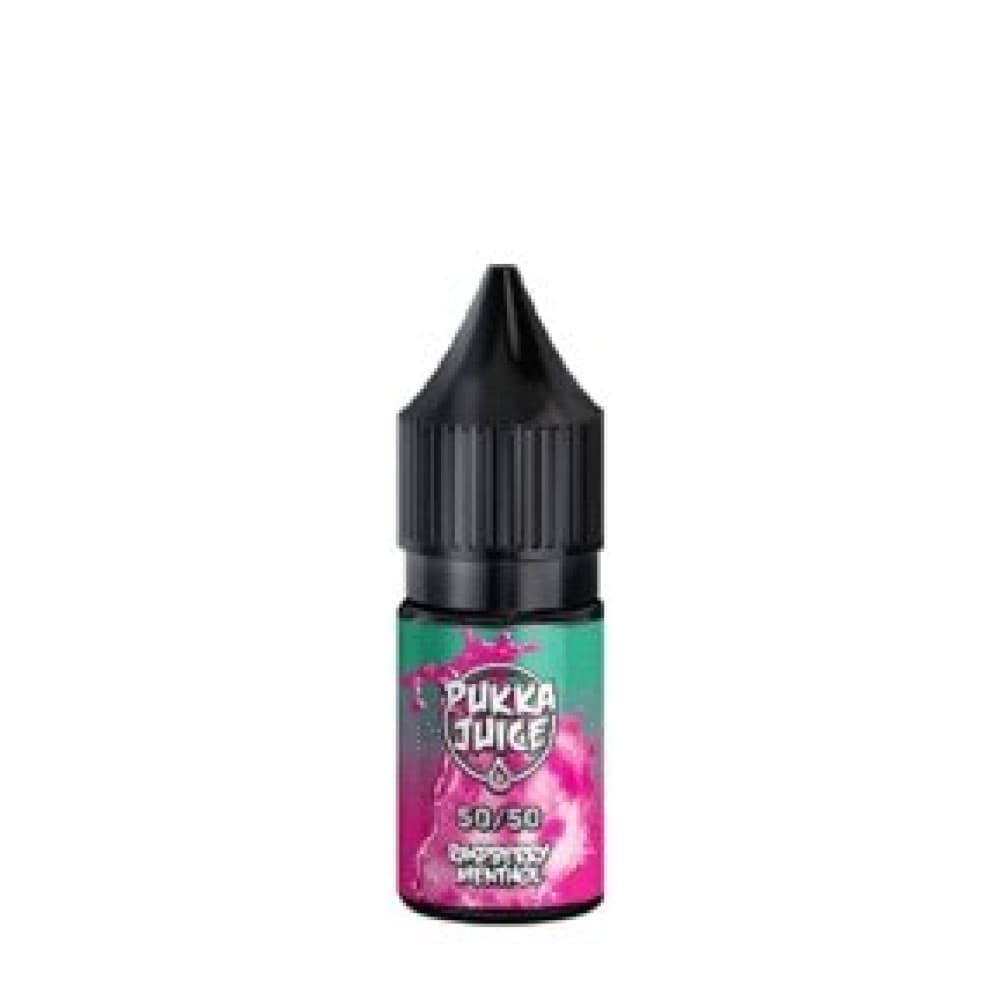  12mg / Raspberry Menthol Pukka 50/50 10ML Eliquid - Pack of 10