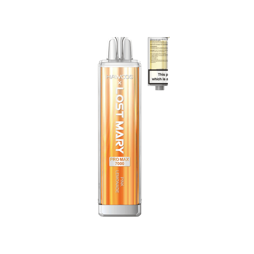  Pink Lemonade Lost Mary x Hawcos Pro Max 7000 Prefilled Pod Vape - Box of 10