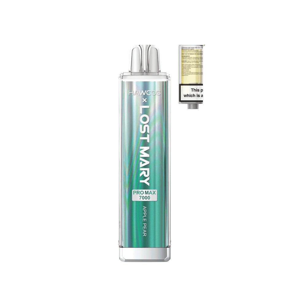  Apple Pear Lost Mary x Hawcos Pro Max 7000 Prefilled Pod Vape - Box of 10