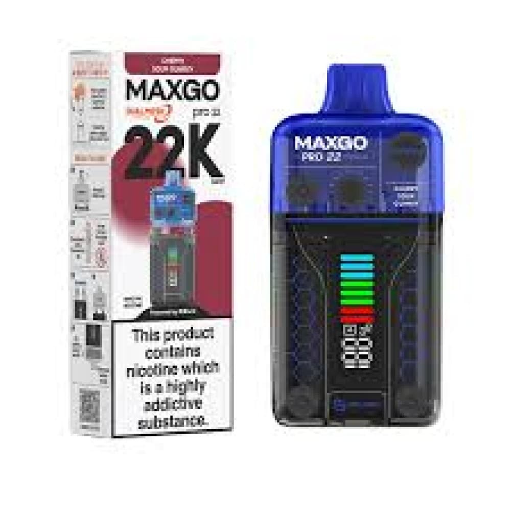  Cherry Sour Gummy *New* RELX Maxgo 22k Prefilled Pod Vape - Box of 5