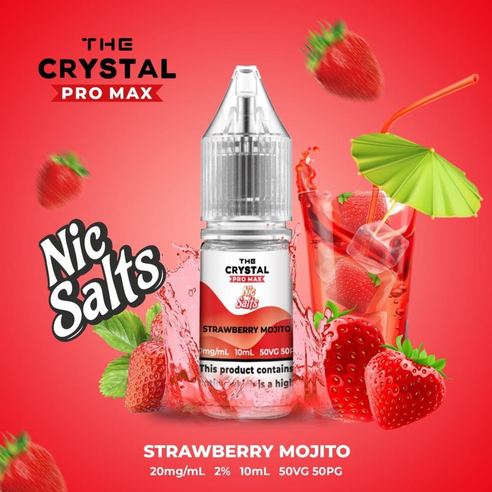  Strawberry Mojito / 20mg Hayati Pro Max Nic Salts 10ml