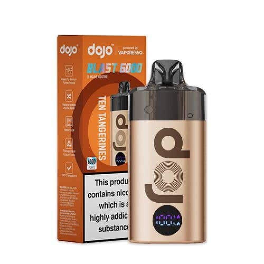  Gold-Ten Tangerines Vaporesso Dojo Blast 6000 Vape Kit