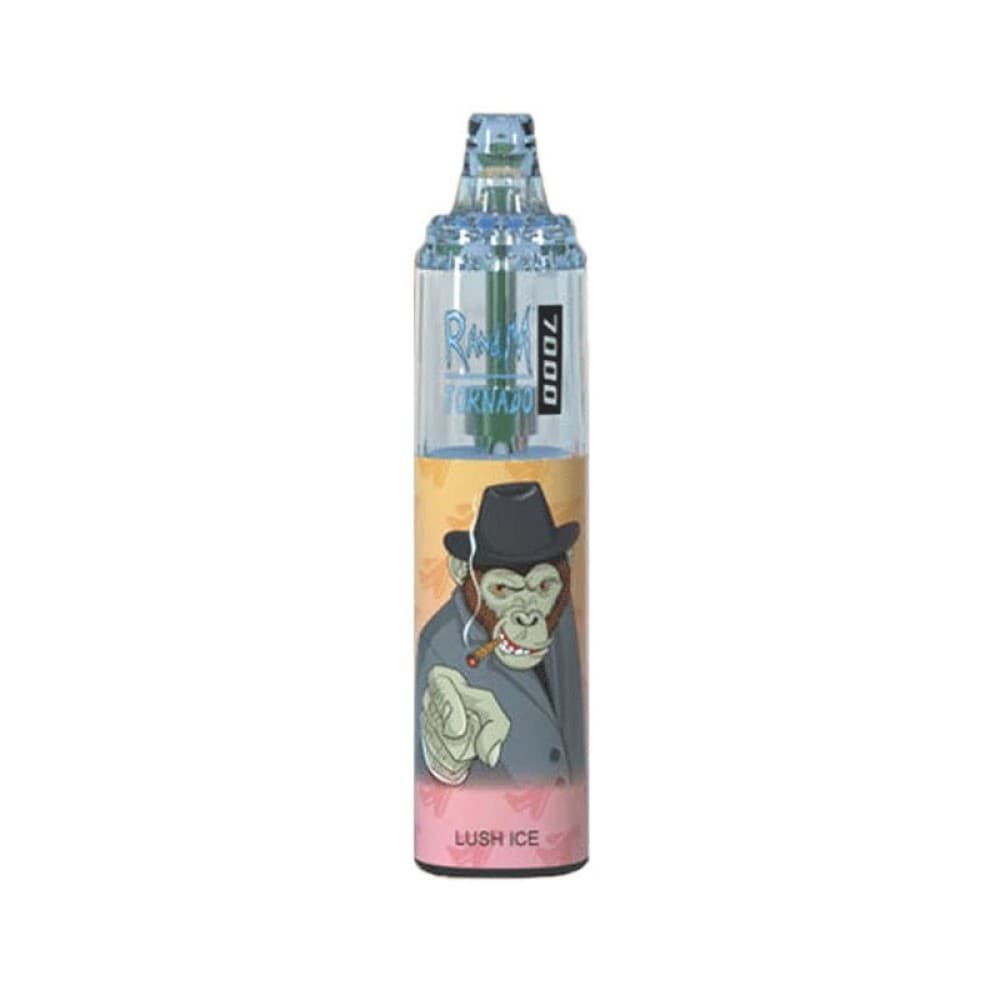  Lush Ice 0% R & M 7000 Vape Puff Pod Device