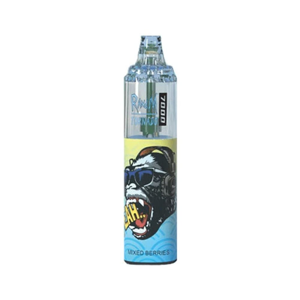 Mixed Berries 0% R & M 7000 Vape Puff Pod Device