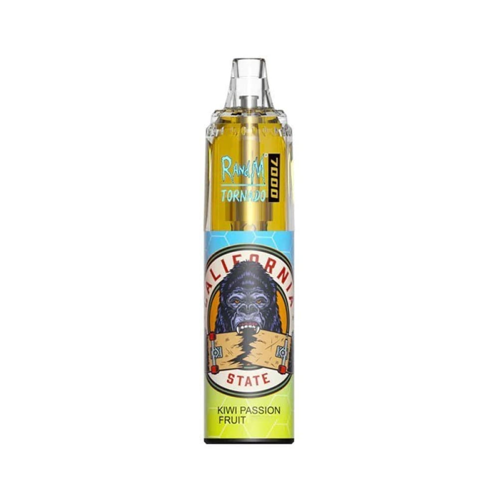  Kiwi Passion Fruit Guava 0% R & M 7000 Vape Puff Pod Device
