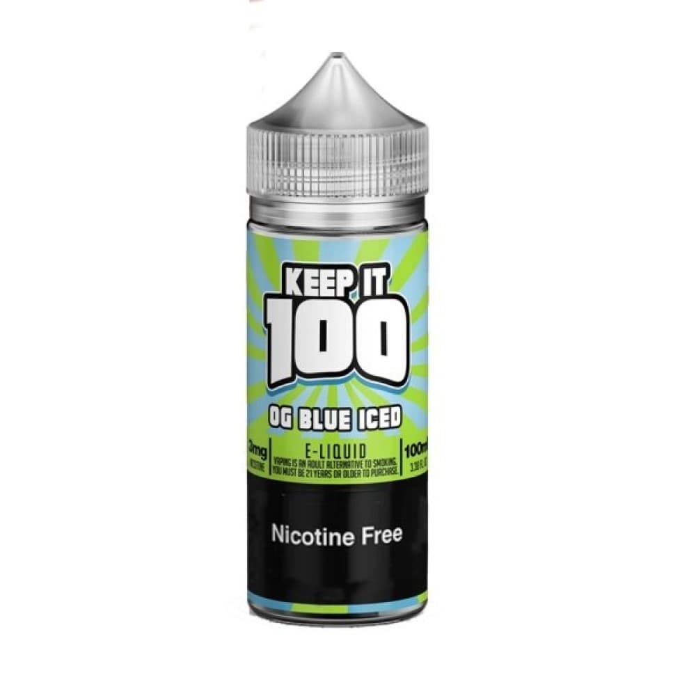  OG Blue Iced Keep It 100 OG Series 100ml Shortfill