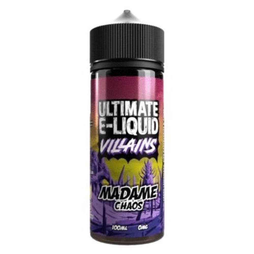  Madame Chaos Ultimate Puff Villains 100ML Shortfill