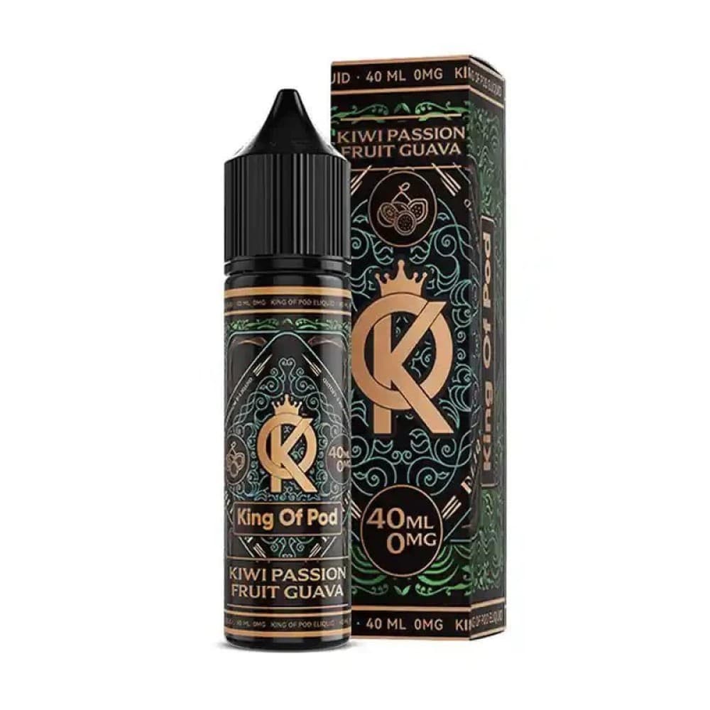  Kiwi Passion Fruit Guava King of Pod 40ml Shortfill E-Liquid