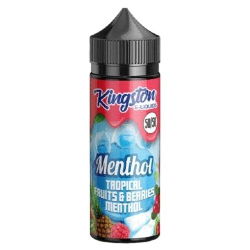  Tropical Fruits & Berries Menthol Kingston 50/50 Menthol 100ML Shortfill