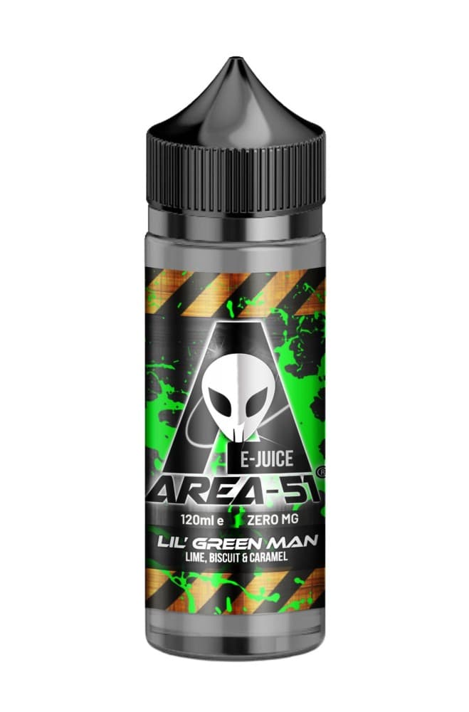  Lil' Green Man Area 51 Vape Juice 100ml E-liquids
