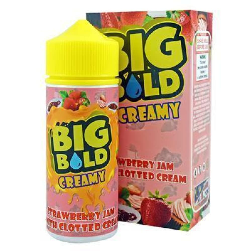  Strawberry Jam with Clotted Cream Big Bold Creamy 100ML Shortfill
