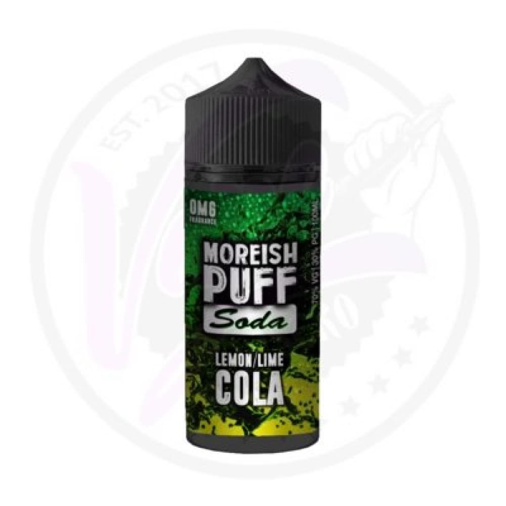  Lemon Lime Cola Moreish Puff Soda 100ML Shortfill