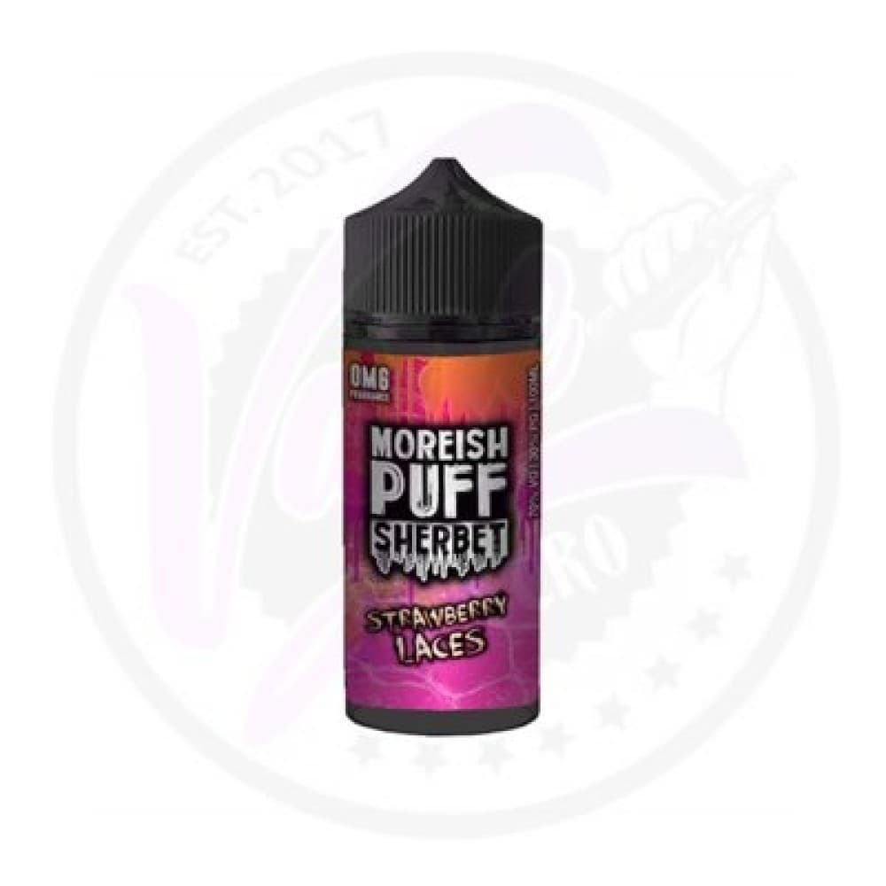  Strawberry Laces Moreish Puff Sherbet 100ML Shortfill