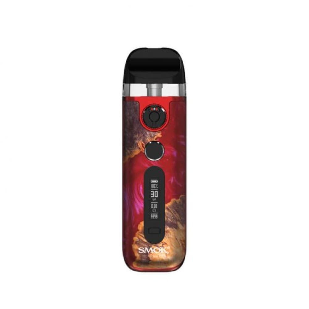  Red Stabilising Wood Smok Novo 5 Pod Kit