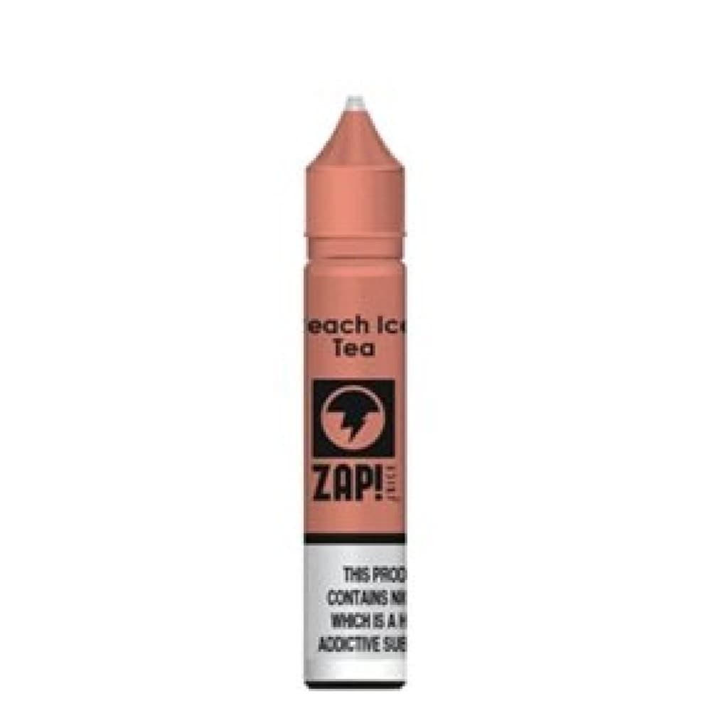  10mg / Peach Ice Tea Zap Juice 10ML Nic Salt