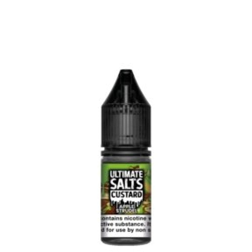  10mg / Apple Strudel Ultimate Salts Custard 10ML Nic Salt -Pack of 10