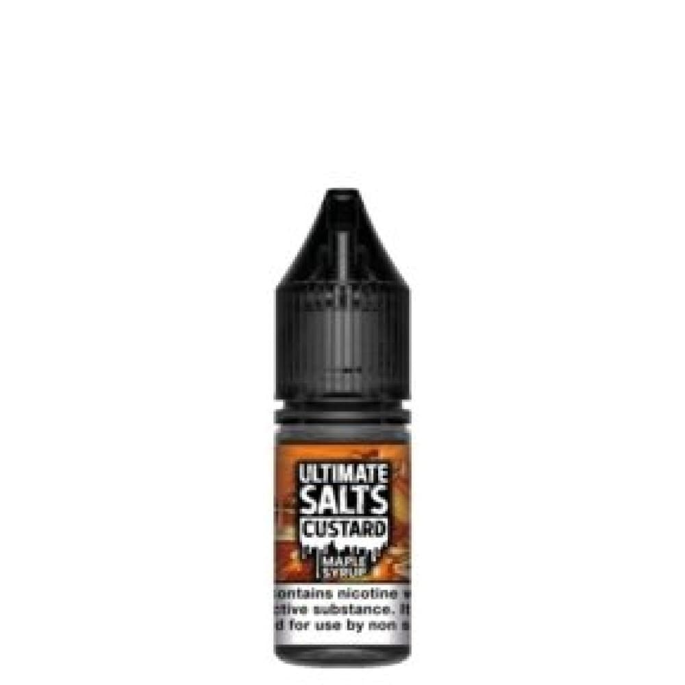  10mg / Maple Syrup Ultimate Salts Custard 10ML Nic Salt -Pack of 10