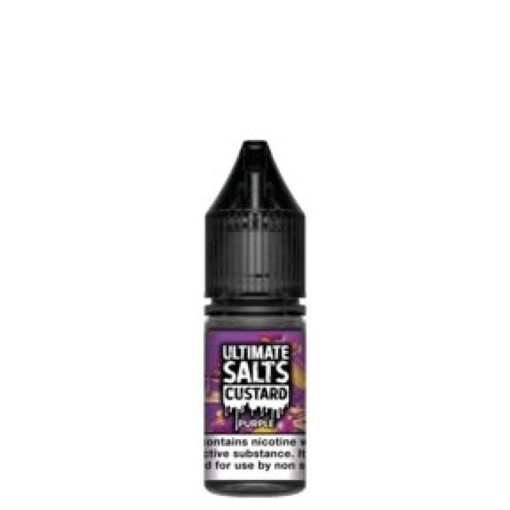  10mg / Purple Ultimate Salts Custard 10ML Nic Salt -Pack of 10