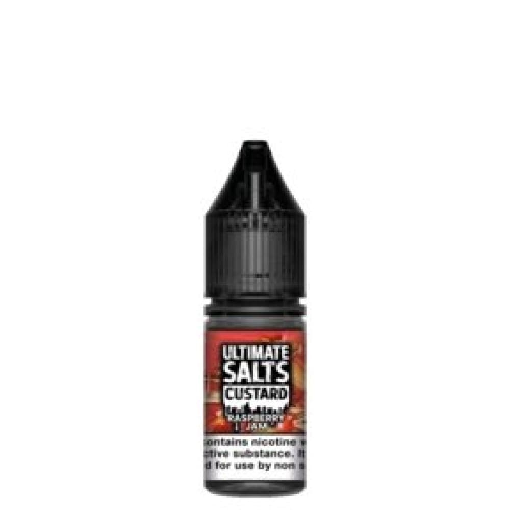  10mg / Raspberry Jam Ultimate Salts Custard 10ML Nic Salt -Pack of 10