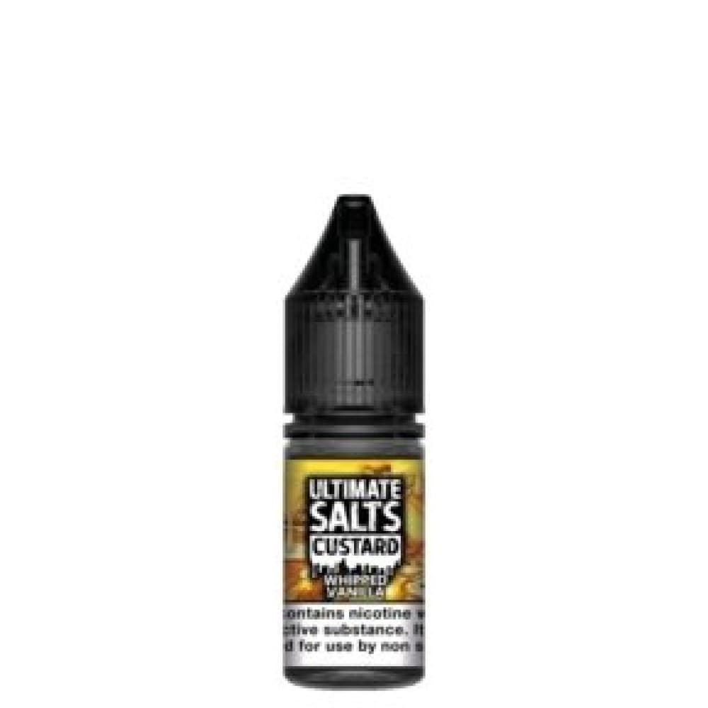  10mg / Whipped Vanilla Ultimate Salts Custard 10ML Nic Salt -Pack of 10